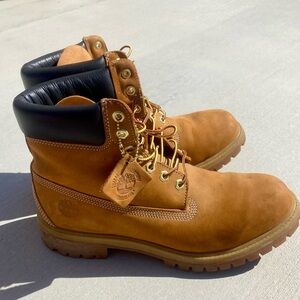 6” Timberland Waterproof Boots size 10.5 “Wheat”